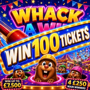 WIN 100 TICKETS INTO WHACK A WIN